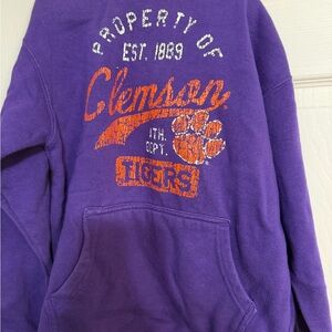 Clemson Tigers Purple Kids Hoodie